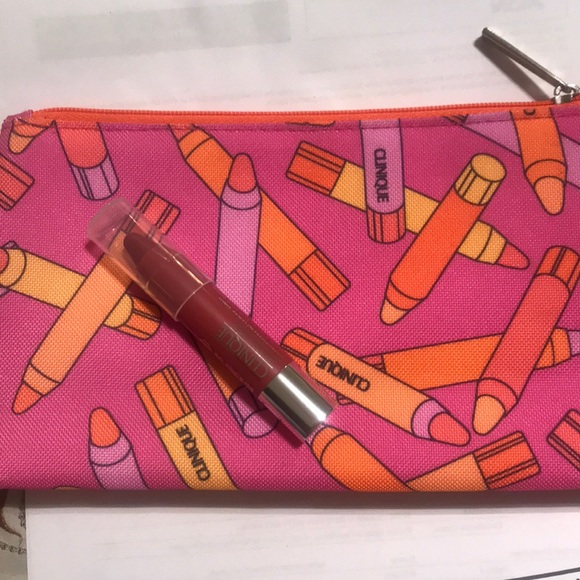 Clinique make up bag and chubby stick